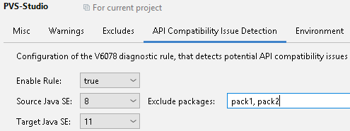 PVS-Studio compatability issue detection