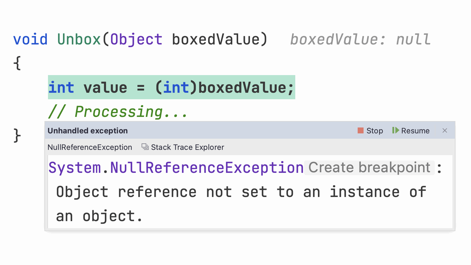 NullReferenceException in C#. What is it and how to fix it?