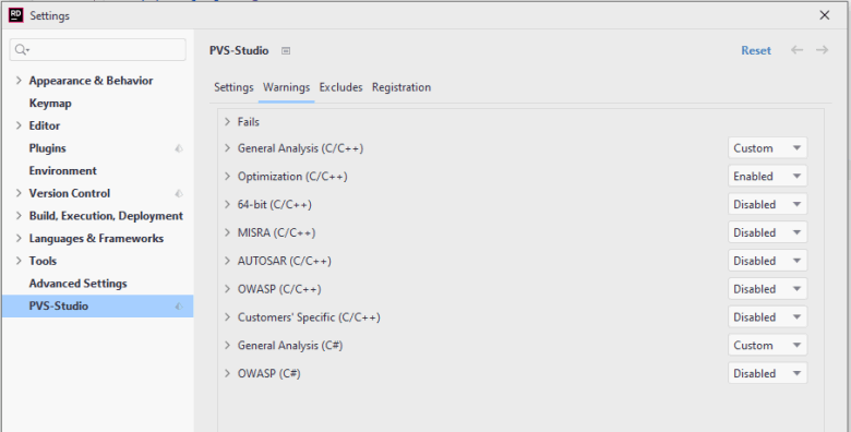 Analysis of Unreal Engine projects