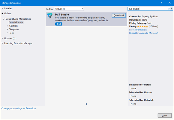 Get started with PVS-Studio in Visual Studio